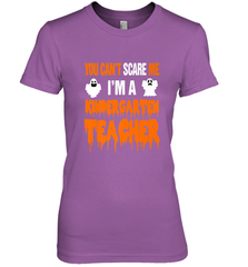 You Can't Scare Me I'm A Kindergarten Teacher Halloween Women's Premium T-Shirt Women's Premium T-Shirt - HHHstores