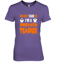 You Can't Scare Me I'm A Kindergarten Teacher Halloween Women's Premium T-Shirt Women's Premium T-Shirt - HHHstores