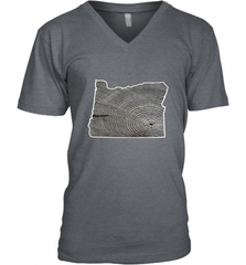 Oregon Pride Tee, Oregon Coast Tshirt, Forest Tree Men's V-Neck Men's V-Neck - HHHstores