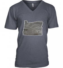 Oregon Pride Tee, Oregon Coast Tshirt, Forest Tree Men's V-Neck Men's V-Neck - HHHstores