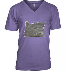 Oregon Pride Tee, Oregon Coast Tshirt, Forest Tree Men's V-Neck Men's V-Neck - HHHstores