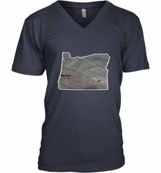 Oregon Pride Tee, Oregon Coast Tshirt, Forest Tree Men's V-Neck
