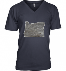 Oregon Pride Tee, Oregon Coast Tshirt, Forest Tree Men's V-Neck Men's V-Neck - HHHstores