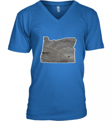 Oregon Pride Tee, Oregon Coast Tshirt, Forest Tree Men's V-Neck Men's V-Neck - HHHstores