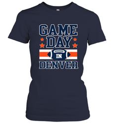 NFL Denver Co Game Day Football Home Team Colors Women's T-Shirt