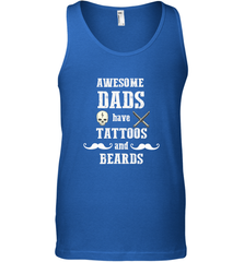 Awesome dads have tattoo and beards Happy Father's day Men's Tank Top Men's Tank Top - HHHstores