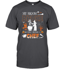 My Broom Broke So Now I Became A Chef Halloween Funny Men's T-Shirt Men's T-Shirt - HHHstores