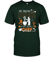 My Broom Broke So Now I Became A Chef Halloween Funny Men's T-Shirt Men's T-Shirt - HHHstores