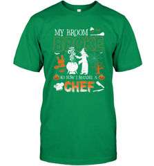 My Broom Broke So Now I Became A Chef Halloween Funny Men's T-Shirt Men's T-Shirt - HHHstores