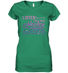 HOCKEY Nice Hockey Mom Women's V-Neck T-Shirt Women's V-Neck T-Shirt - HHHstores