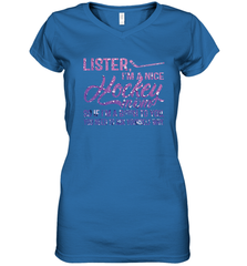 HOCKEY Nice Hockey Mom Women's V-Neck T-Shirt Women's V-Neck T-Shirt - HHHstores