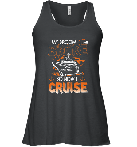My Broom Broke So Now I Am A Nurse Halloween Costume Women's Racerback Tank Women's Racerback Tank / Black / XS Women's Racerback Tank - HHHstores