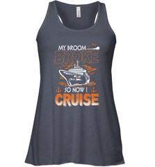 My Broom Broke So Now I Am A Nurse Halloween Costume Women's Racerback Tank Women's Racerback Tank - HHHstores