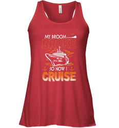 My Broom Broke So Now I Am A Nurse Halloween Costume Women's Racerback Tank