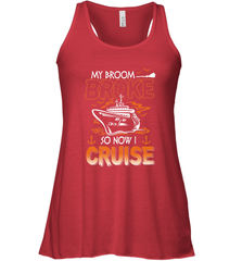 My Broom Broke So Now I Am A Nurse Halloween Costume Women's Racerback Tank Women's Racerback Tank - HHHstores