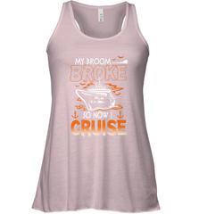 My Broom Broke So Now I Am A Nurse Halloween Costume Women's Racerback Tank Women's Racerback Tank - HHHstores