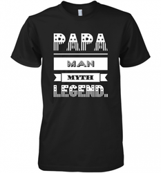 Papa Man Myth Legend Father's Day Dad Veteran Gift Men's Premium T-Shirt