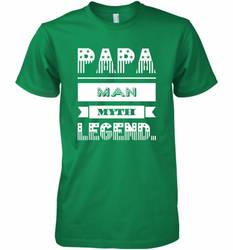 Papa Man Myth Legend Father's Day Dad Veteran Gift Men's Premium T-Shirt