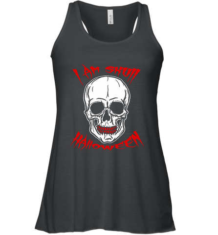 I am the skull halloween Women's Racerback Tank Women's Racerback Tank / Black / XS Women's Racerback Tank - HHHstores