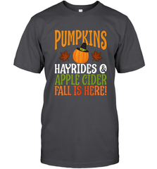 Pumpkins Hayrides Apple Cider Fall Love Halloween Gift Men's T-Shirt Men's T-Shirt - HHHstores