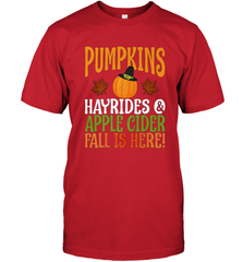 Pumpkins Hayrides Apple Cider Fall Love Halloween Gift Men's T-Shirt Men's T-Shirt - HHHstores