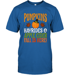 Pumpkins Hayrides Apple Cider Fall Love Halloween Gift Men's T-Shirt Men's T-Shirt - HHHstores