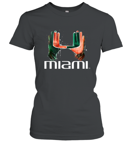 Miami Hurricanes Limited Edition T Shirt Women's T-Shirt Women's T-Shirt / Black / S Women's T-Shirt - HHHstores