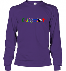 Coexist Long Sleeve T-Shirt Long Sleeve T-Shirt - HHHstores