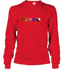 Coexist Long Sleeve T-Shirt Long Sleeve T-Shirt - HHHstores