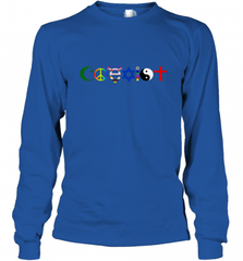 Coexist Long Sleeve T-Shirt Long Sleeve T-Shirt - HHHstores