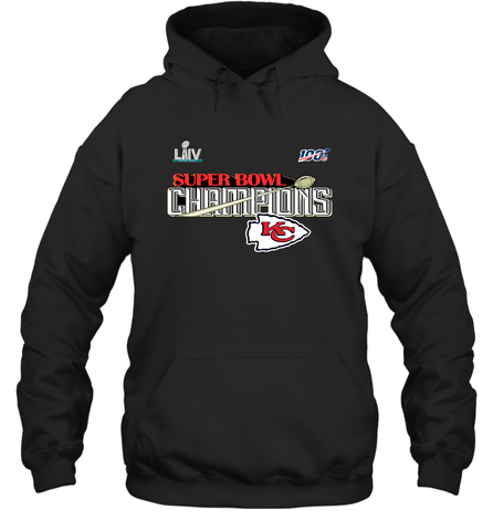 Youth Kansas City Chiefs NFL Pro Line by Fanatics Super Bowl LIV Champions Trophy Hooded Sweatshirt Hooded Sweatshirt / Black / S Hooded Sweatshirt - HHHstores