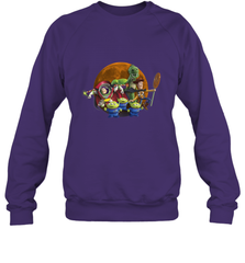 Disney Pixar Toy Story Halloween Moon Group Crewneck Sweatshirt Crewneck Sweatshirt - HHHstores