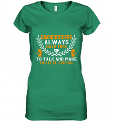 Grandmothers always have time Women's V-Neck T-Shirt Women's V-Neck T-Shirt - HHHstores