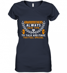 Grandmothers always have time Women's V-Neck T-Shirt Women's V-Neck T-Shirt - HHHstores