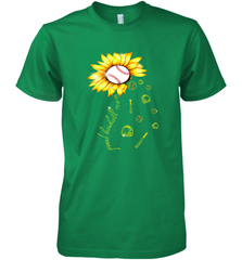 Baseball Proud Sunflower Men's Premium T-Shirt Men's Premium T-Shirt - HHHstores