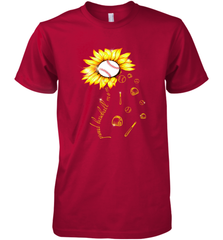 Baseball Proud Sunflower Men's Premium T-Shirt Men's Premium T-Shirt - HHHstores