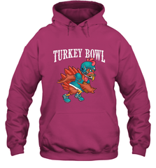 Cool Turkey Bowl _ Funny Thanksgiving Football Player Hooded Sweatshirt Hooded Sweatshirt - HHHstores