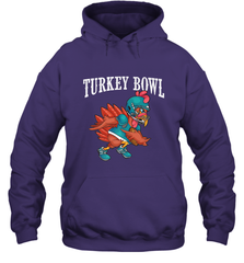 Cool Turkey Bowl _ Funny Thanksgiving Football Player Hooded Sweatshirt Hooded Sweatshirt - HHHstores