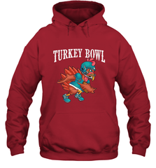 Cool Turkey Bowl _ Funny Thanksgiving Football Player Hooded Sweatshirt Hooded Sweatshirt - HHHstores