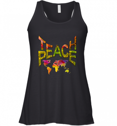 Teach Peace  prime Tshirt Nadine May Women's Racerback Tank