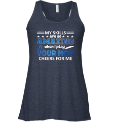HOCKEY Yours Mom Cheers For Me Women's Racerback Tank Women's Racerback Tank - HHHstores