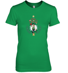 NBA Boston Celtics Logo merry Christmas gilf Women's Premium T-Shirt