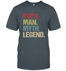 Papa Man Myth Legend Dad Father Men's T-Shirt Men's T-Shirt - HHHstores
