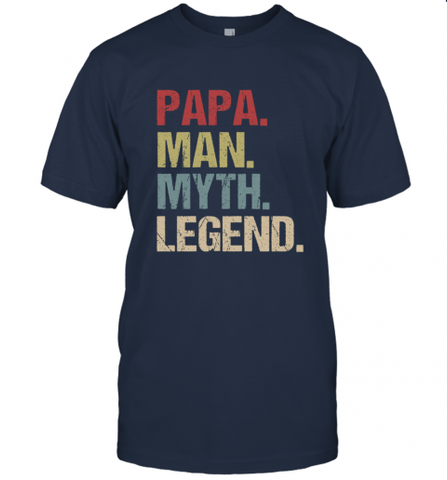 Papa Man Myth Legend Dad Father Men's T-Shirt