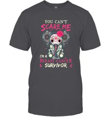 You can't Scare Me I'm Breast Cancer Survivor Elephant Funny Men's T-Shirt Men's T-Shirt - HHHstores