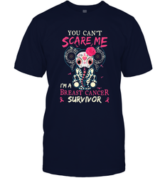 You can't Scare Me I'm Breast Cancer Survivor Elephant Funny Men's T-Shirt