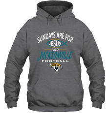 Sundays Are For Jesus and Jacksonville Funny Football Hooded Sweatshirt Hooded Sweatshirt - HHHstores