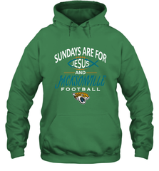 Sundays Are For Jesus and Jacksonville Funny Football Hooded Sweatshirt Hooded Sweatshirt - HHHstores