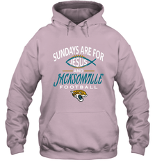 Sundays Are For Jesus and Jacksonville Funny Football Hooded Sweatshirt Hooded Sweatshirt - HHHstores