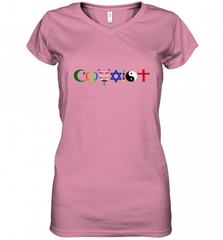 Coexist Women's V-Neck T-Shirt Women's V-Neck T-Shirt - HHHstores